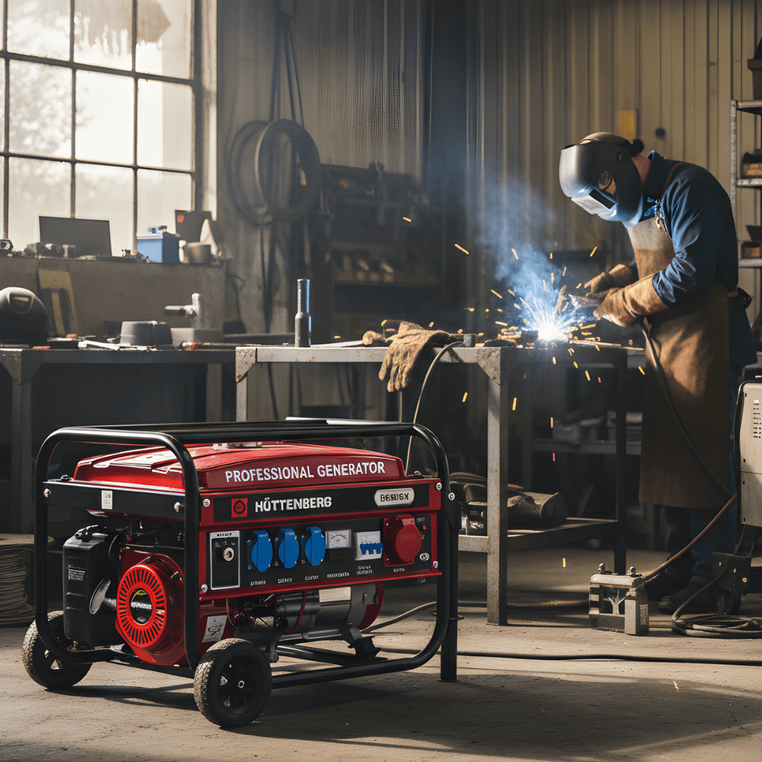 Generatore di Corrente H-8500W (220/380v) Con Chiave